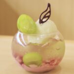 「エメラルドマスカットパフェ」税込み800円