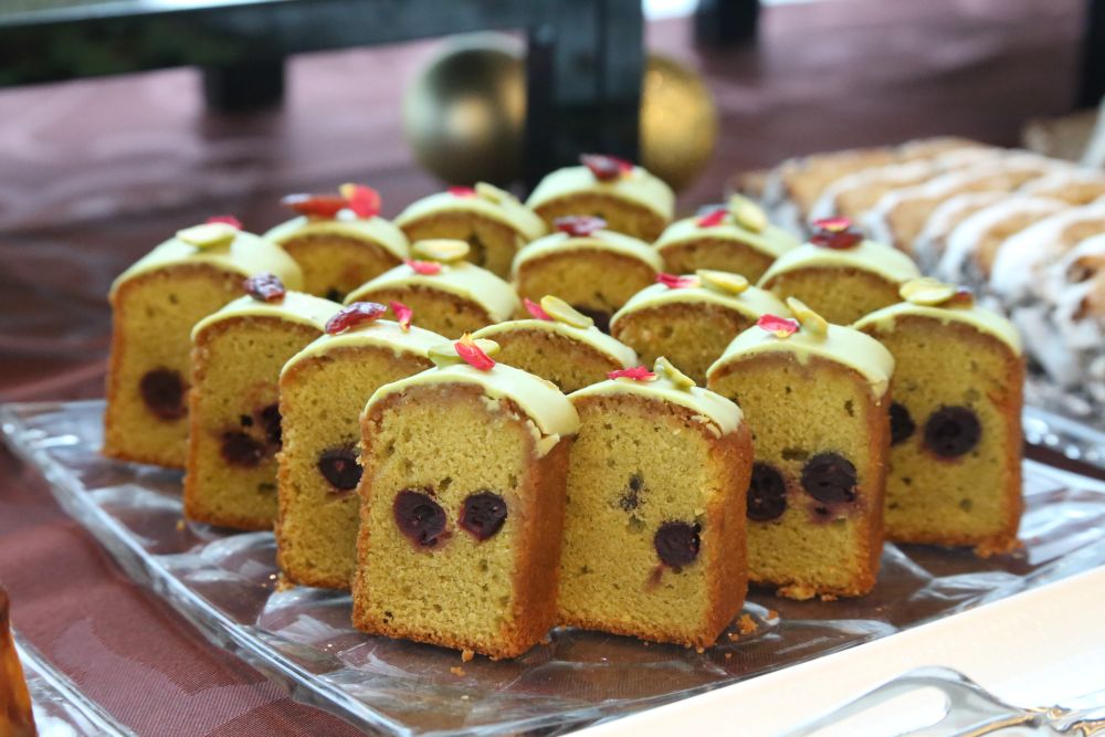 試食用の「クリスマスパウンドケーキ」イメージ