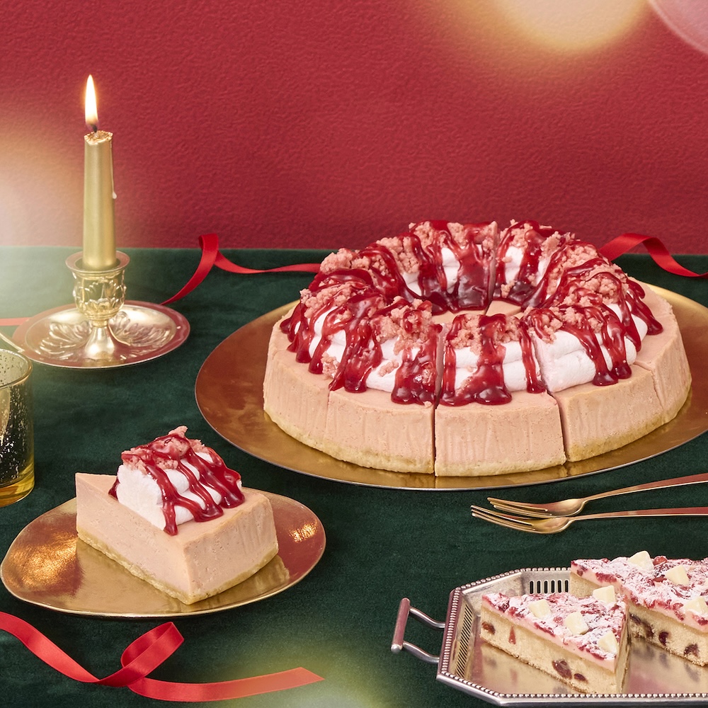 「ストロベリーチーズケーキ」税込み580円