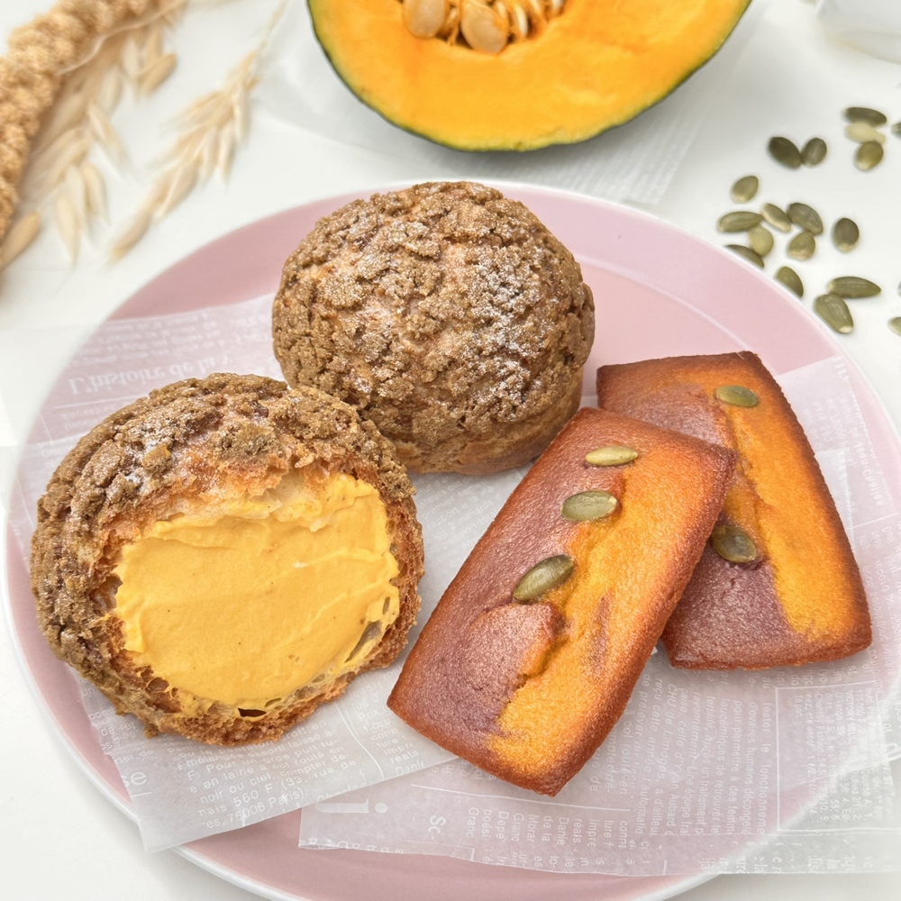 ハロウィン限定!シュークリーム・焼き菓子専門店「銀座緑花堂」の カボチャ&紫芋を使用したスイーツ2種を10月31日(金)まで販売