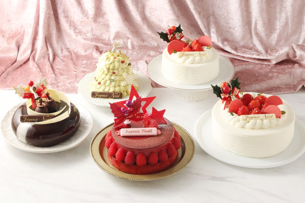 クリスマスケーキの各種イメージ