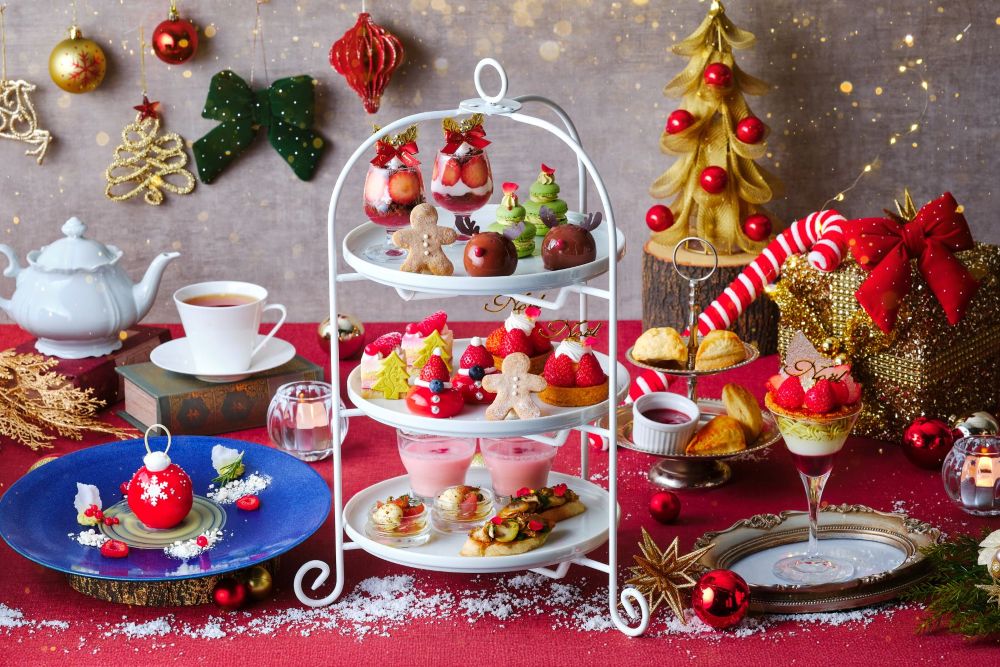 「いちごづくしのクリスマスフェスティブ アフタヌーンティー」イメージ