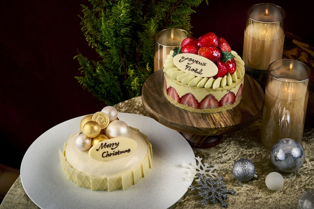 センタラグランドホテル大阪の2025年クリスマスケーキ2種のイメージ