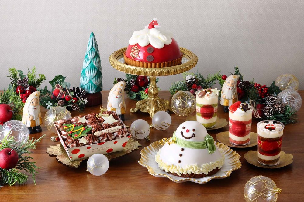 クリスマスケーキの各種イメージ