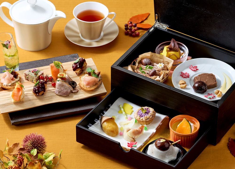 「オータムアフタヌーンティーセット」税込み6,325円(サービス料含む)