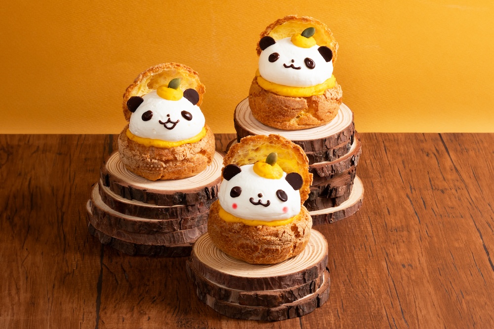 「北海道産かぼちゃのパンダシュークリーム」イメージ