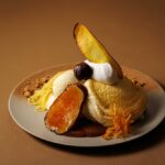 「“Autumn-Brown”蜜芋キャラメリゼとモンブランクリームのパンケーキ」イメージ