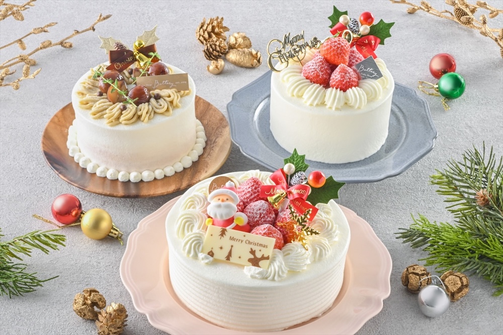 「バタリー」本店の2025年クリスマスケーキイメージ