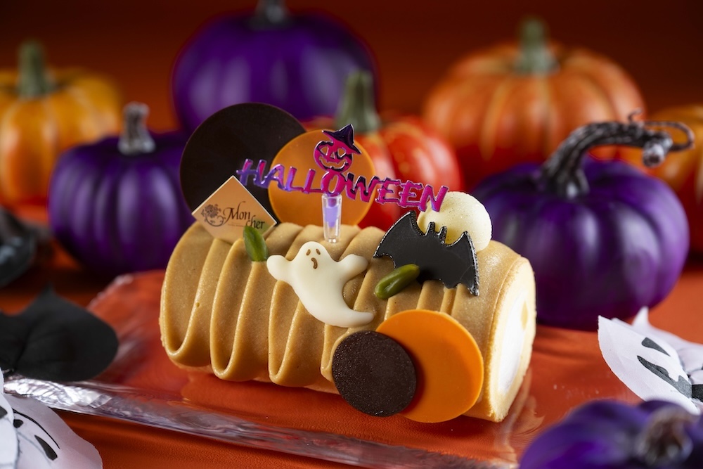 「パティスリーモンシェール」の「ハロウィンジャックロール」1本・税込み1,458円