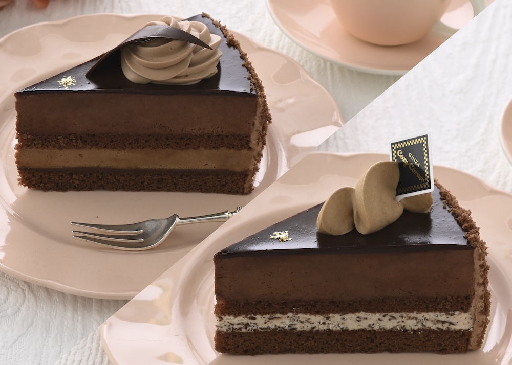 2種のチョコレートケーキが登場
