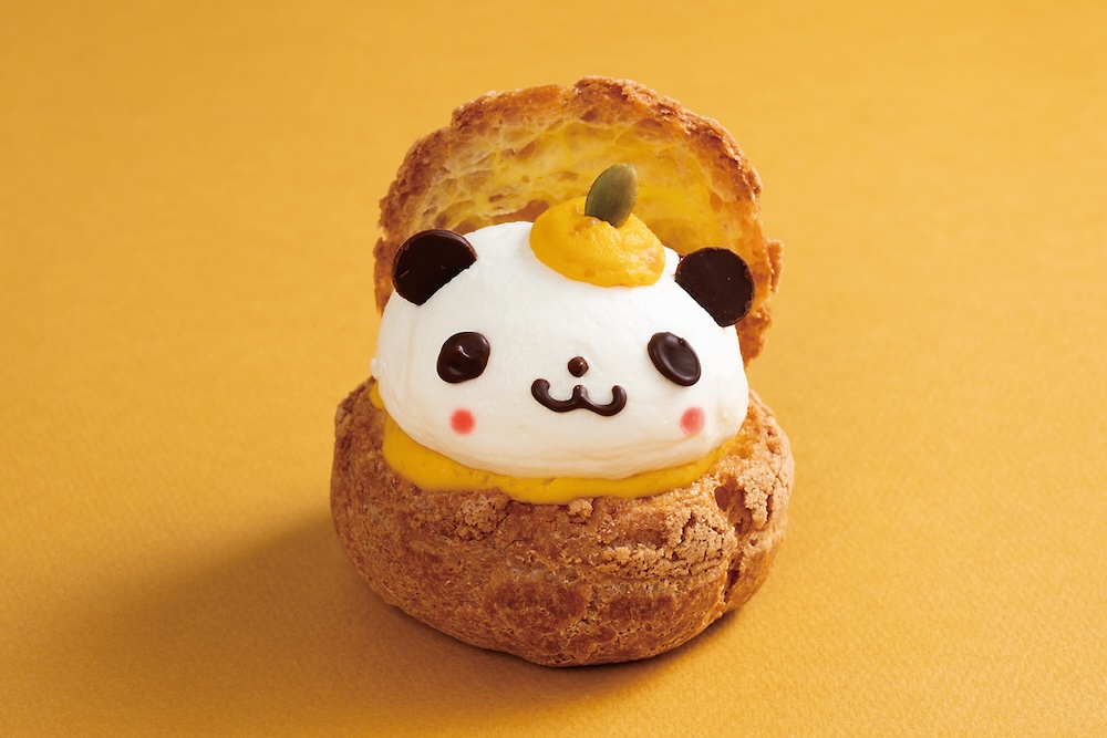 「北海道産かぼちゃのパンダシュークリーム」イメージ
