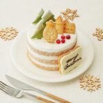 「EUREKA CAKE」より販売する「クリスマスのミニチュア風シンプルケーキ」税込み3,219円（別途送料）