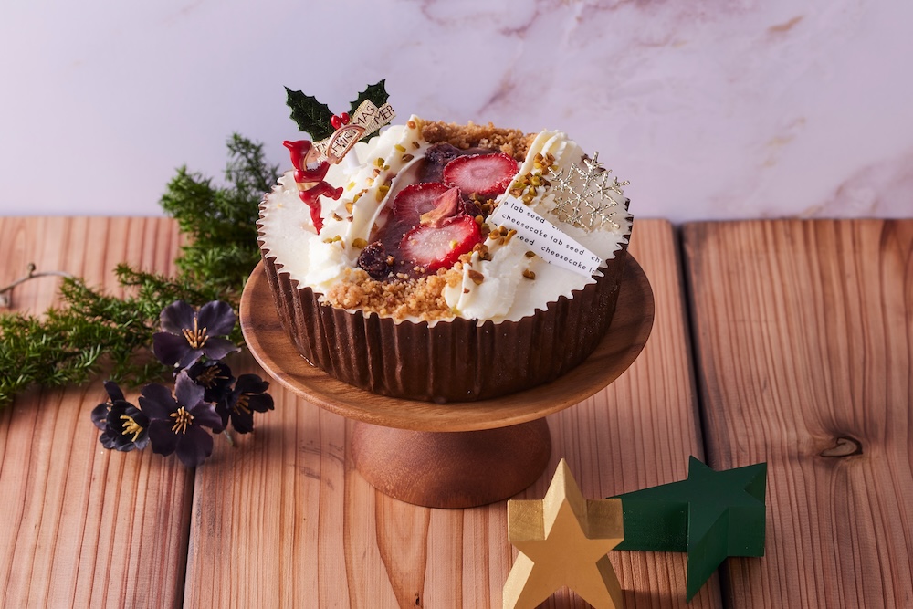 「エシカル苺のホワイトクリスマスチーズケーキ」税込み3,542円