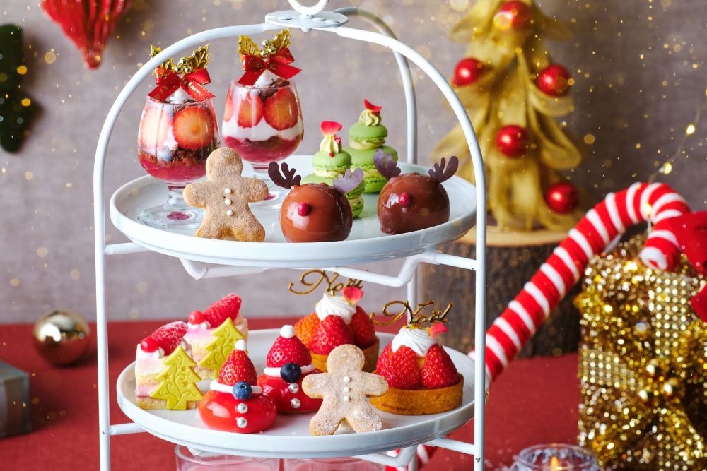 「いちごづくしのクリスマスフェスティブ アフタヌーンティー」イメージ