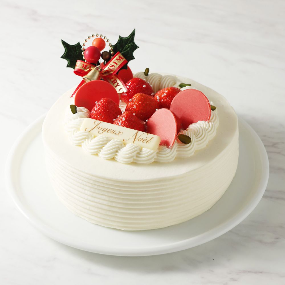 2サイズ展開の「ショートケーキ ノエル」税込み4,536円から