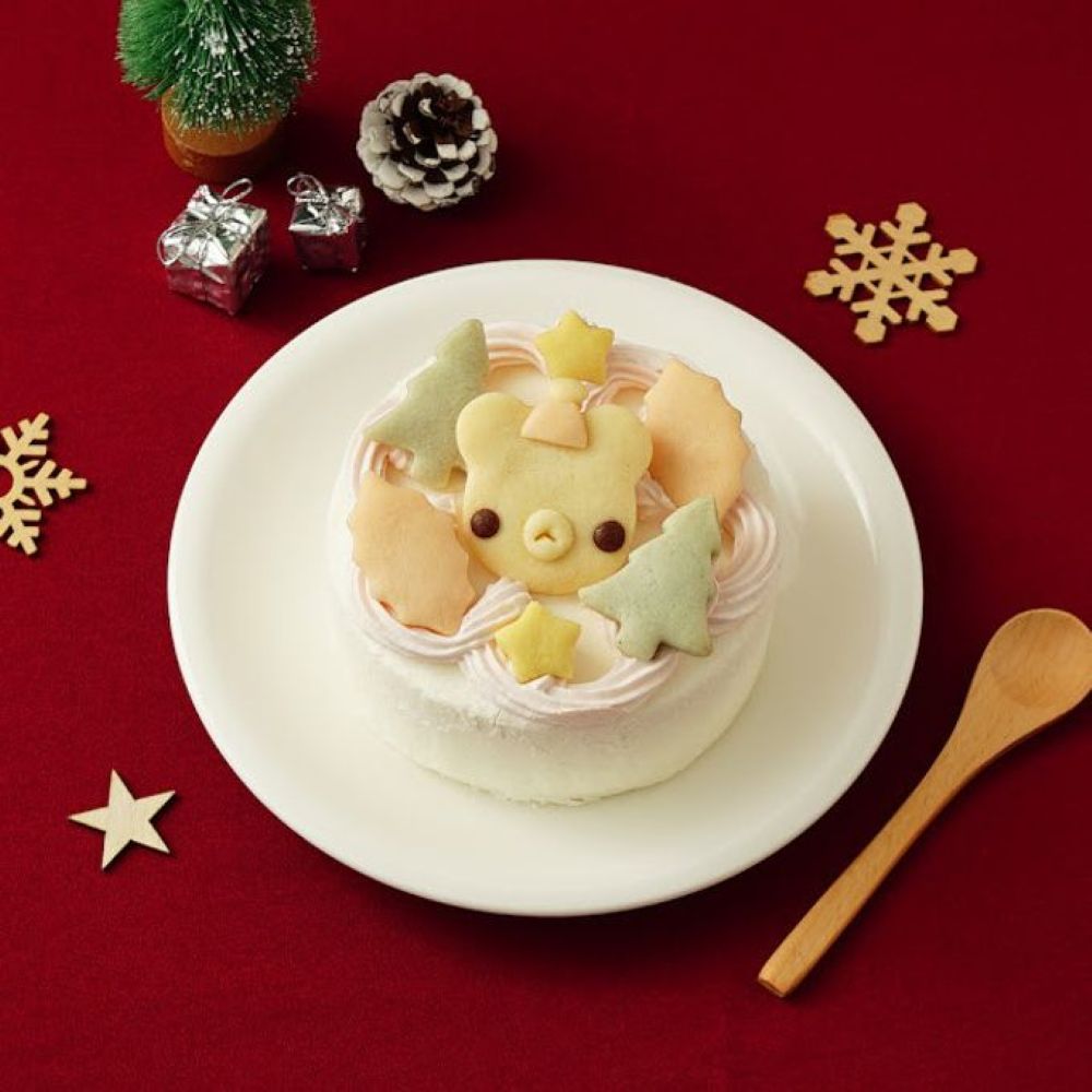 「安心安全のケーキ＊サントシャペル」より販売する「クマさんサンタのケーキ」税込み5,900円（別途送料）