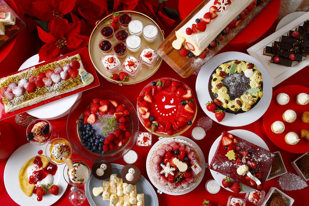 「いちごづくしのクリスマスフェスティブ アフタヌーンティー」イメージ