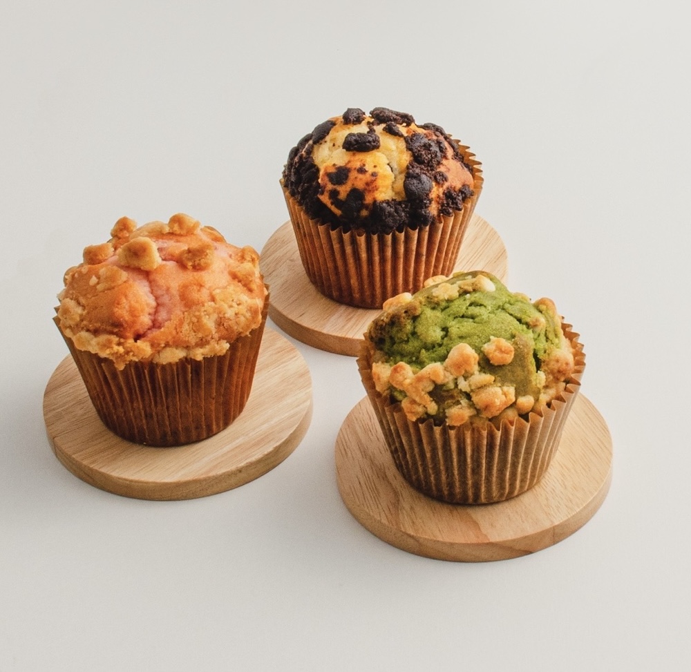 「3色のマフィン」イメージ