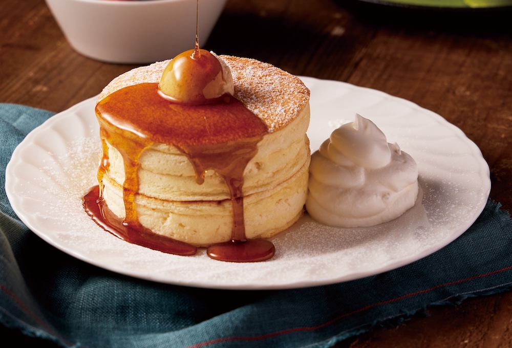 「自家製カソナードバターのパンケーキ」イメージ