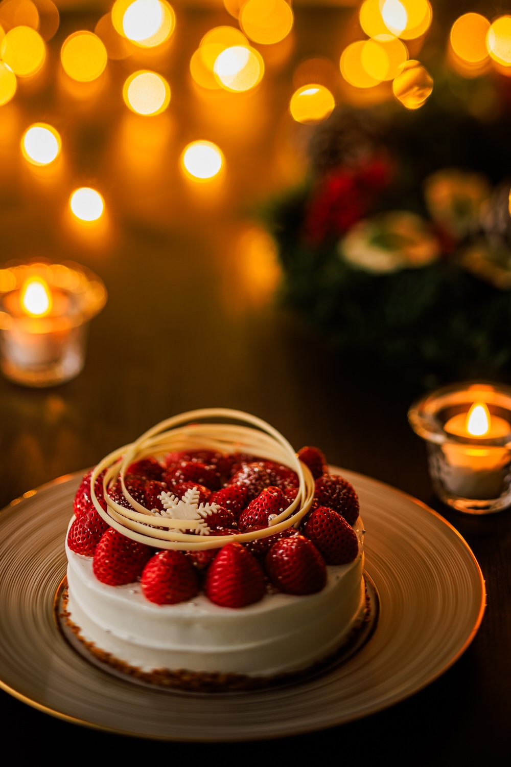 「あまおうのクリスマスショートケーキ」イメージ