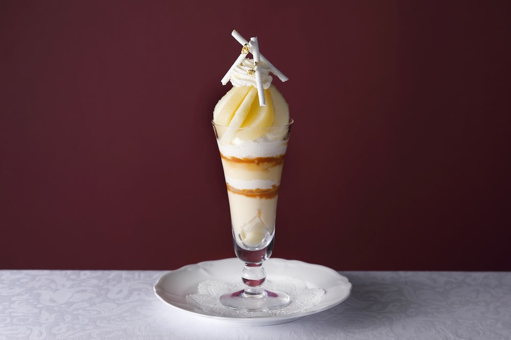 「山形県産ラ・フランスのパフェ」