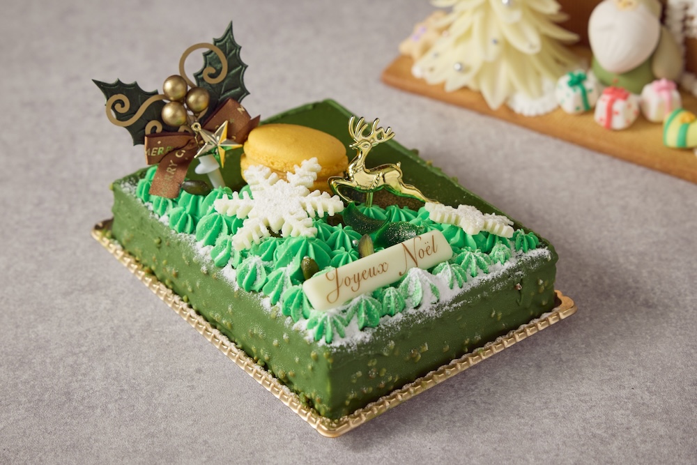 ヘクセンハウスと一緒に楽しめるオペラケーキ「ピスターシュオランジュ」イメージ