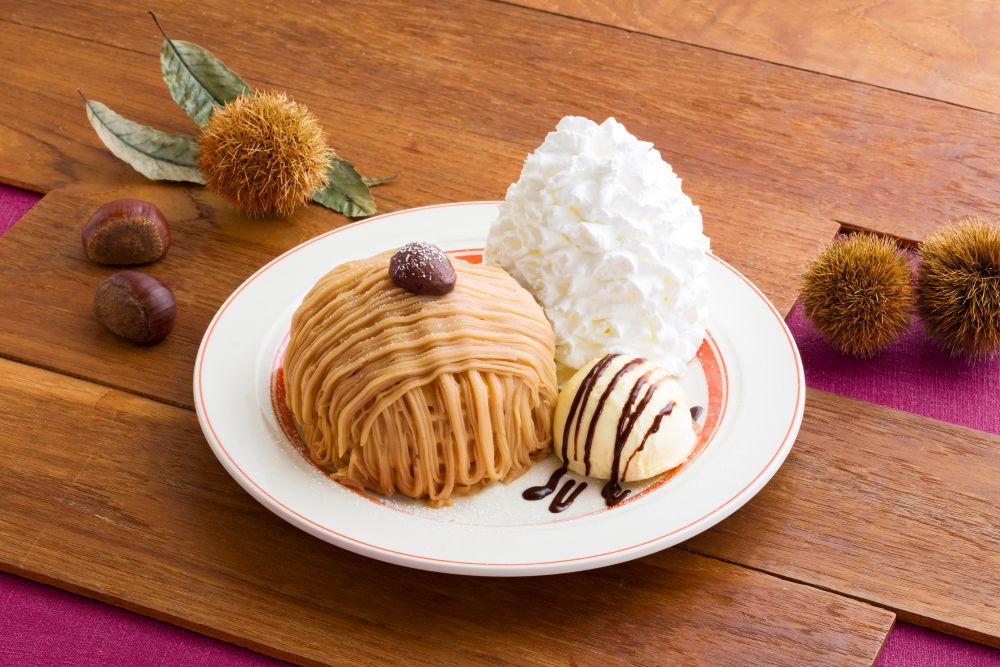 「モンブランパンケーキ」イートイン・税込み2,365円