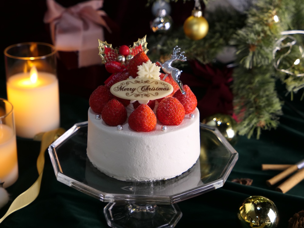 「静岡”紅ほっぺ”のクリスマスショートケーキ」税込み6,480円