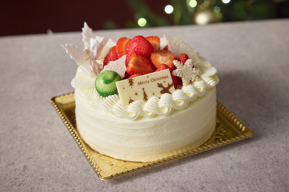 2サイズ展開する「クリスマスショートケーキ」税込み4,800円〜