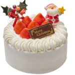 3サイズ展開される「お茶屋のクリスマスケーキ(白)」税込み4,644円〜