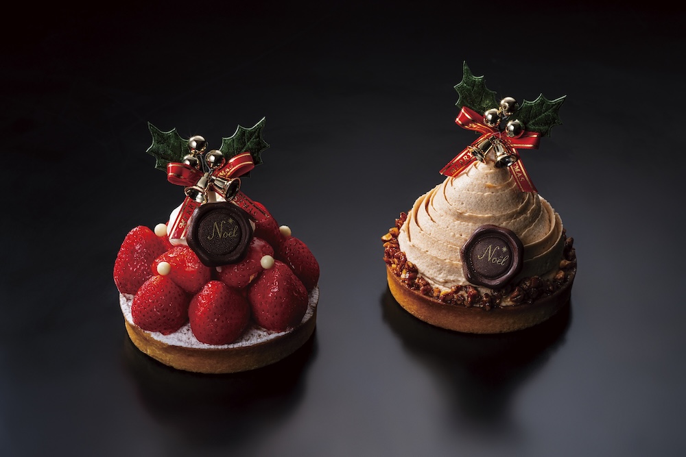 左から「Noëlタルトフレーズ」、「Noëlモンブラン」