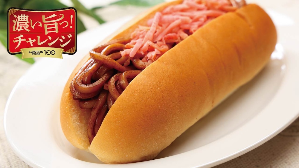 「濃い旨っ！ソース焼きそばパン　ガツッと紅しょうが」税込み146円