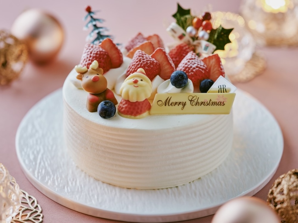 「苺のサンタデコレーションケーキ」税込み6,400円