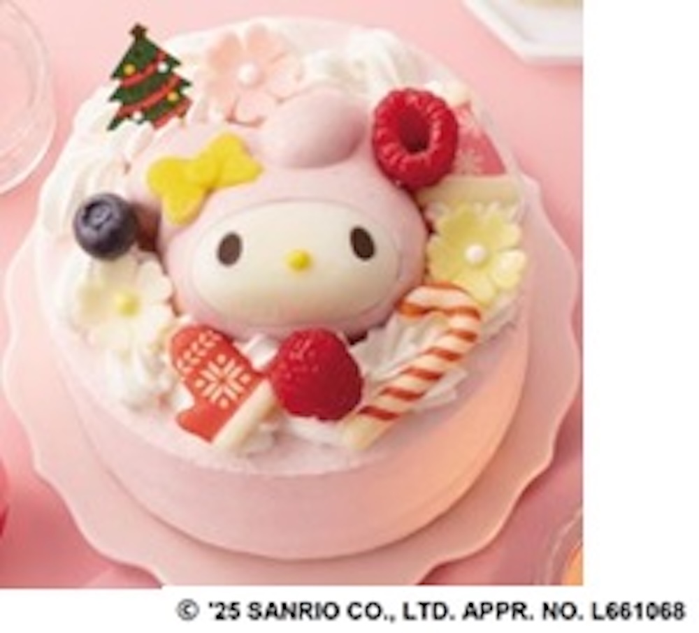 「マイメロディのクリスマスケーキ」税込み4,320円