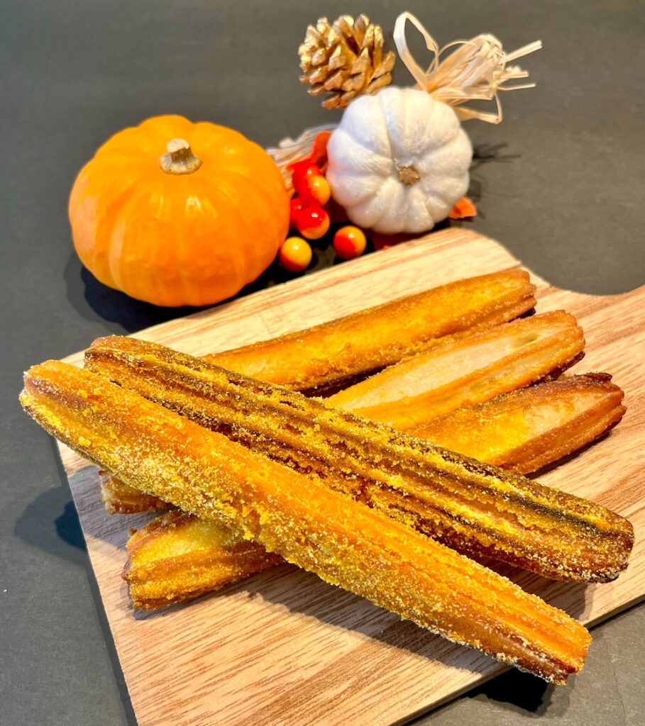 ハロウィン限定「おこめのチュロス パンプキンシュガー」