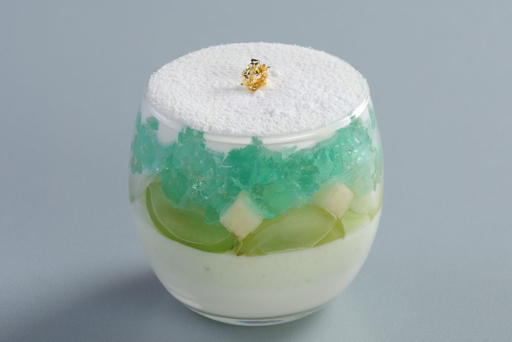 「マスカットと青リンゴのヴェリーヌ」税込み900円