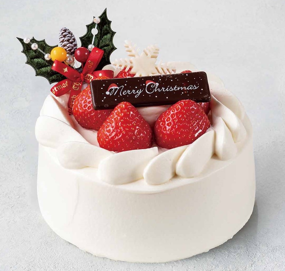 初登場する「ローズホテル横浜」の限定50台「クリスマスショートケーキ4号」税込み4,350円