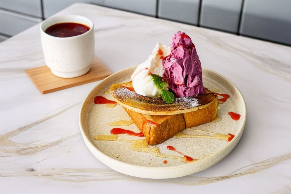 「ジェラートハニートースト」ドリンク付き・税込み1,850円