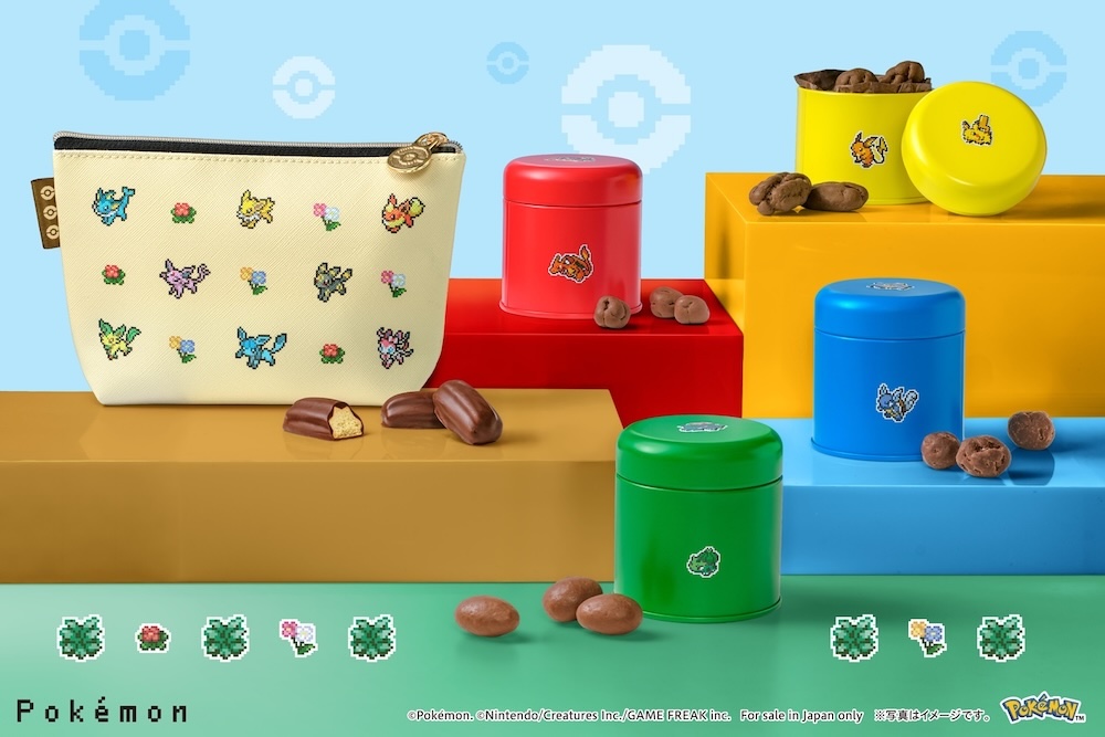 メリーチョコレートとポケモンのコラボレーション商品イメージ