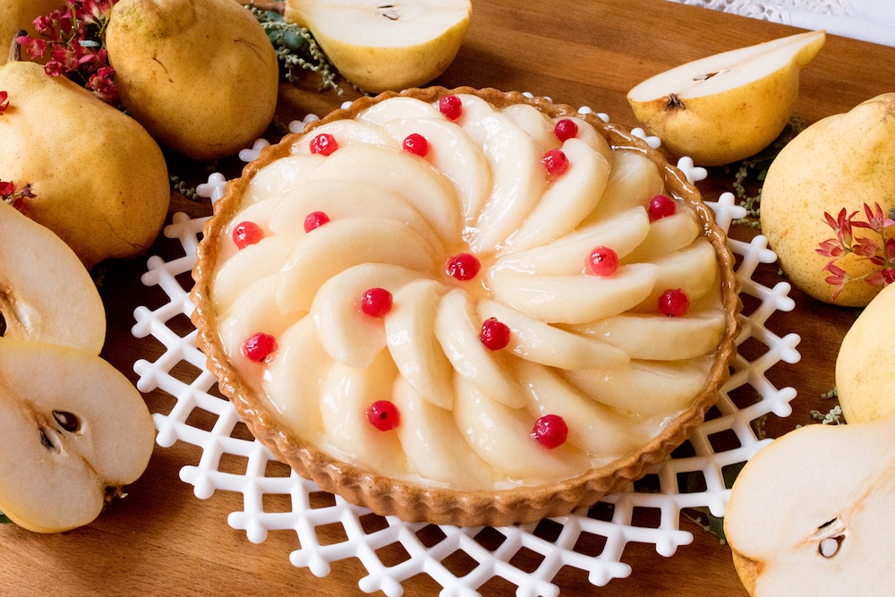 「新潟県産 “ル レクチエ（洋梨）”のタルト」イメージ