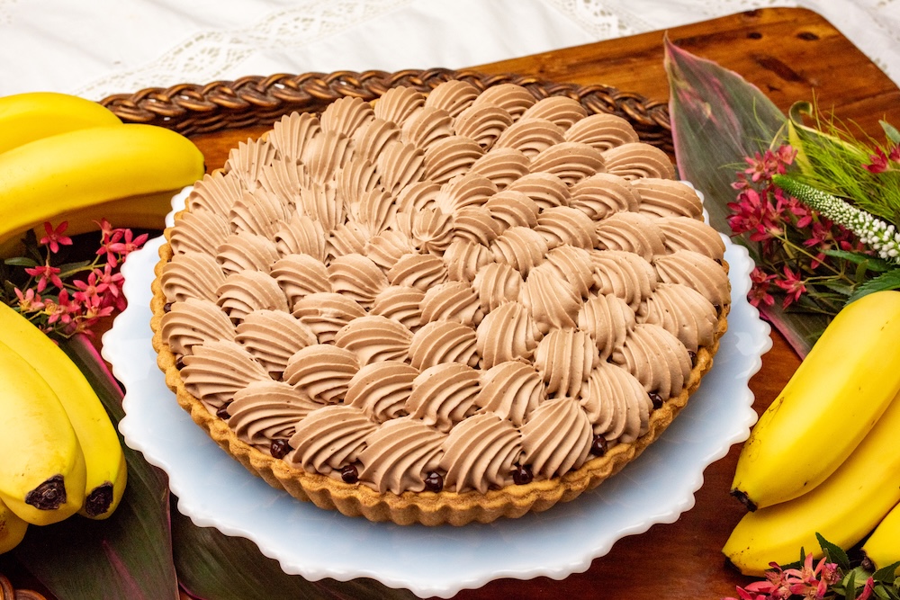 「マカダミアチョコレートとバナナのタルト」イメージ