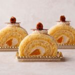 2026年1月2日～2月28日に販売する「ヘーゼルナッツとせとかのロールケーキ」税込み864円