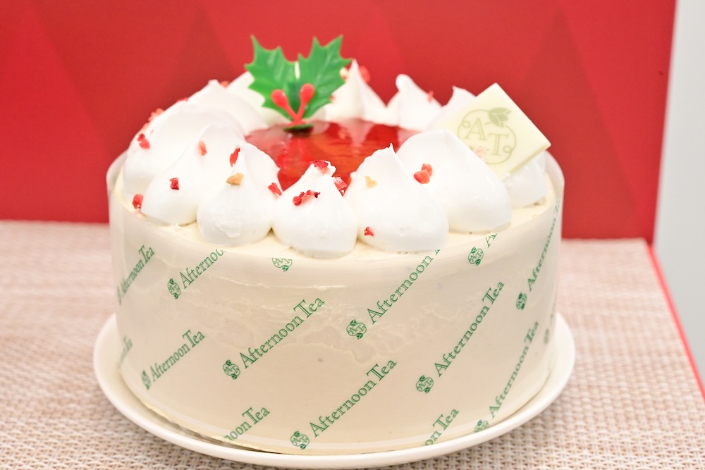 「Afternoon Tea 紅茶とベリーのクリスマスケーキ（洋梨入り）」税込み4,500円