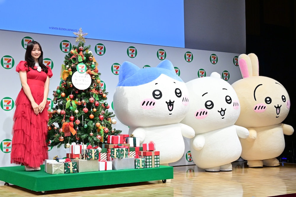 「セブン‐イレブン×ちいかわ ちいかわと冬をたのしんじゃお！」PR発表会の様子