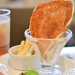 「ミニクリスピークレープ&ミニフライドポテト」学生限定で税込み500円（一般は税込み880円）