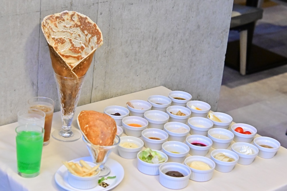 「クリスピークレープ」メニュー2品の比較イメージ