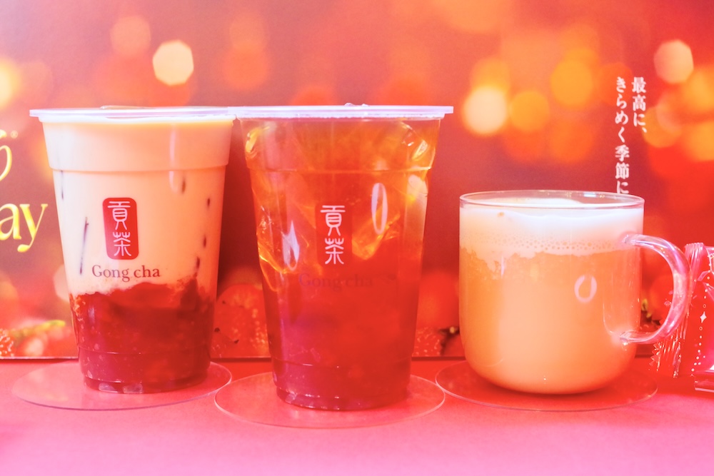 「ゴンチャ」2025年ホリデーシーズン向けドリンクイメージ