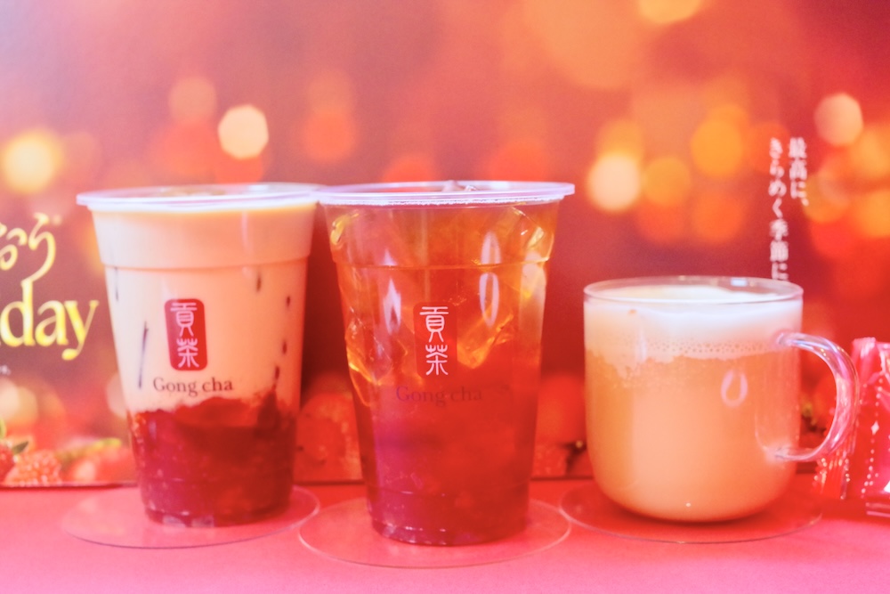 「ゴンチャ」2025年ホリデーシーズン向けドリンクイメージ