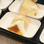 試食用の「甘酒入りチーズサンド」断面イメージ