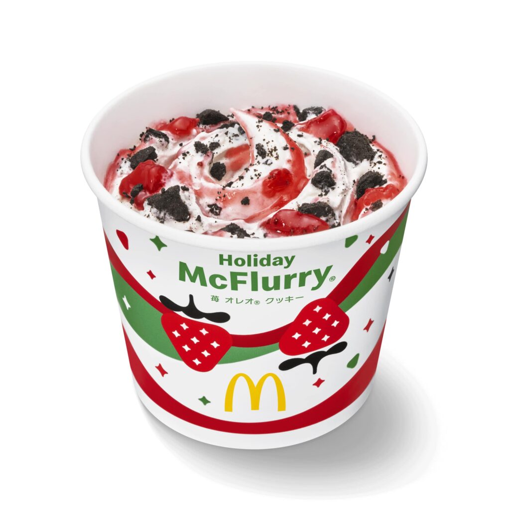 「マックフルーリー 苺 オレオ クッキー」イメージ